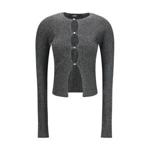 Amiri Black Viscose Women's Cardigan